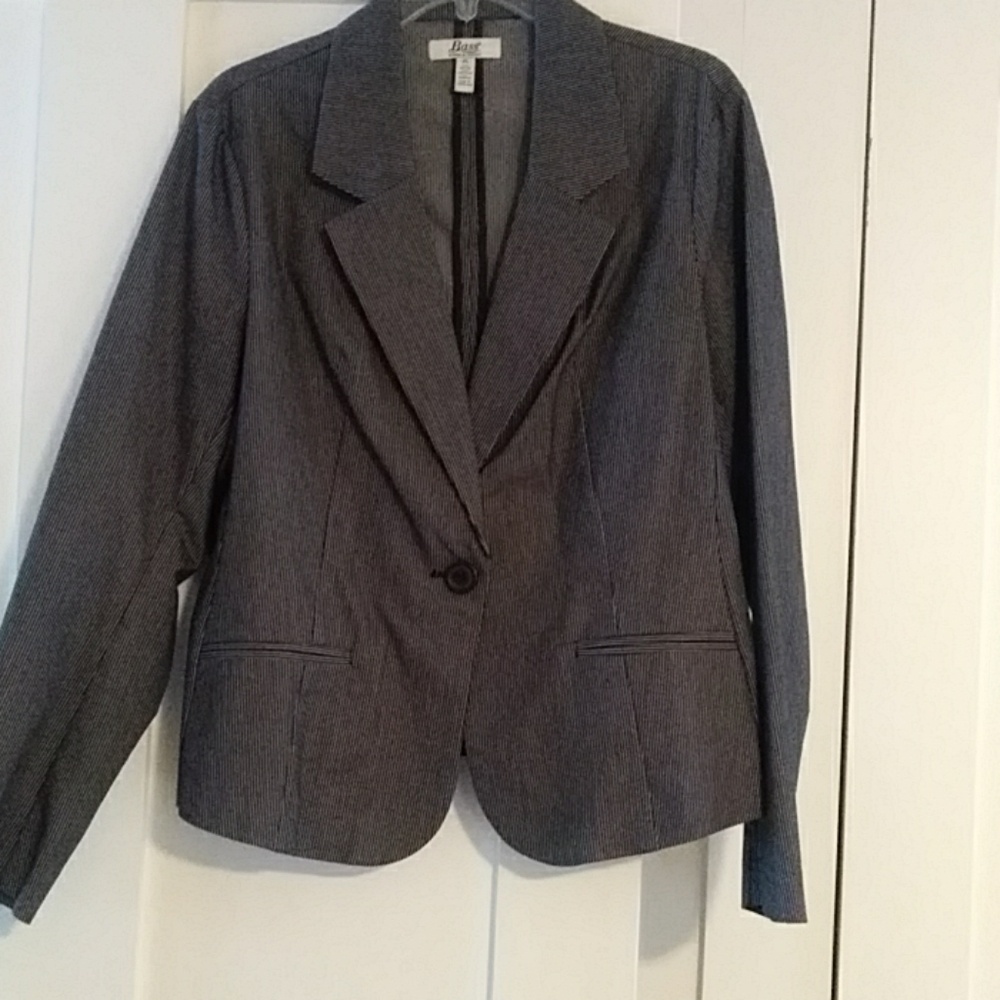 Bass Pinstripe Cotton Jacket
